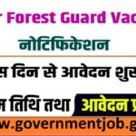 Bihar Forest Guard Vacancy (बिहार वनरक्षक भर्ती) 2024 जल्द ही bihar forest guard vacancy