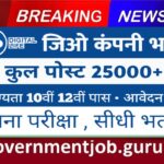 Reliance Jio Vacancy 2024