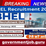 BHEL Engineer Trainee and Supervisor Trainee Vacancy 2025
