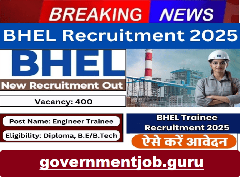 BHEL Engineer Trainee and Supervisor Trainee Vacancy 2025