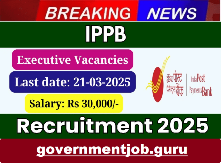 IPPB Executive Recruitment 2025