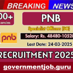 PNB SO Recruitment 2025