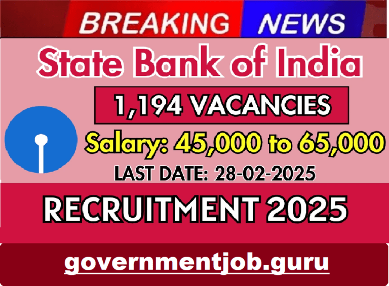 SBI Recruitment 2025