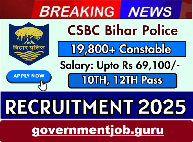 Bihar Police Constable Recruitment 2025