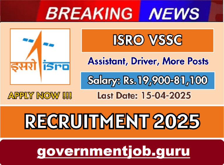 ISRO VSSC Recruitment 2025